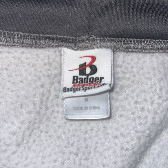 Ohio Bobcats Hoodie Men’s Medium Gray Pullover Sweatshirt Badger Sports - Picture 5 of 8